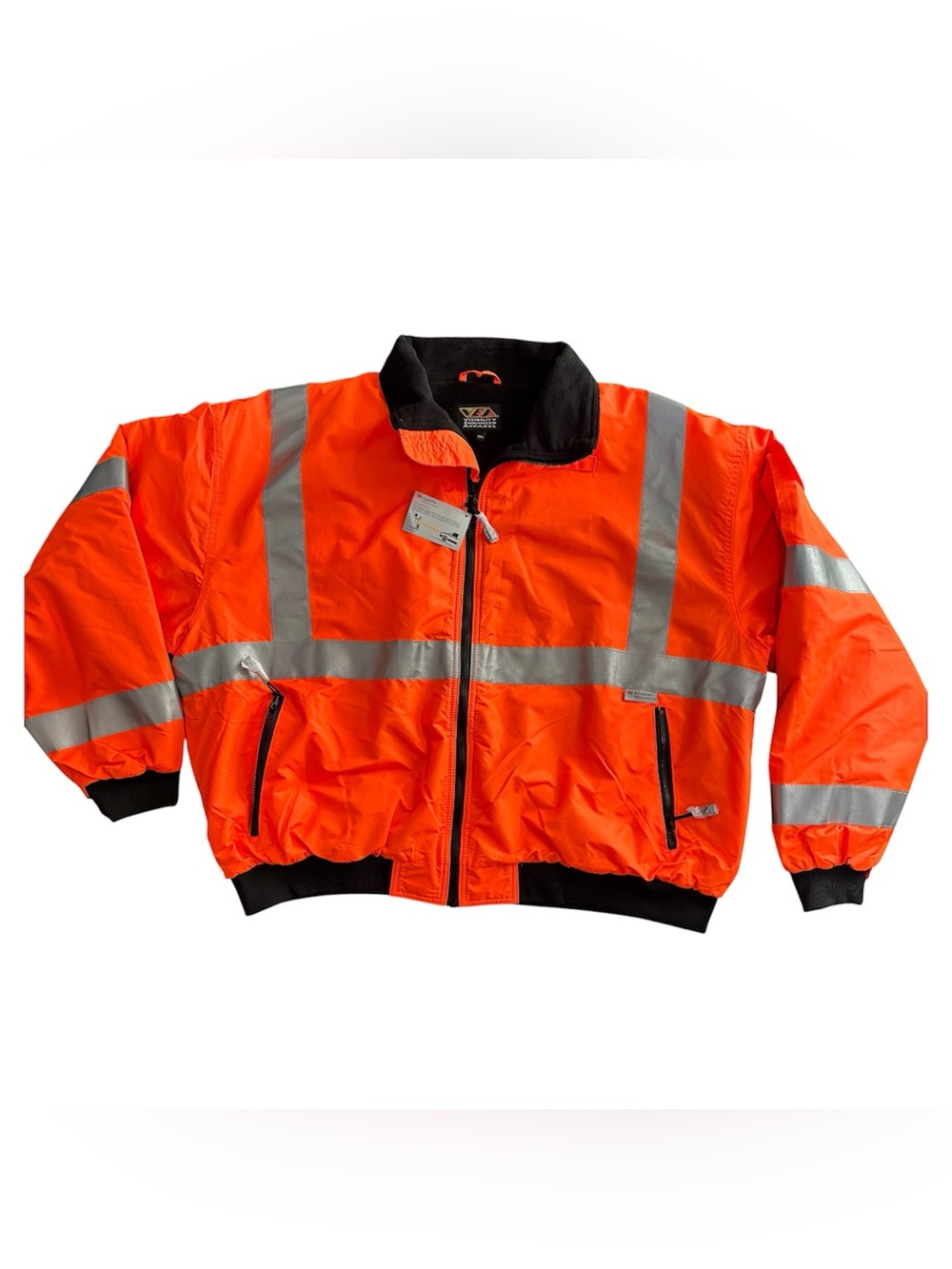 Hi Visibility Orange 3-Season Safety Jacket Size 3XL, NWT